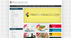 Desktop Screenshot of printinmexico.com